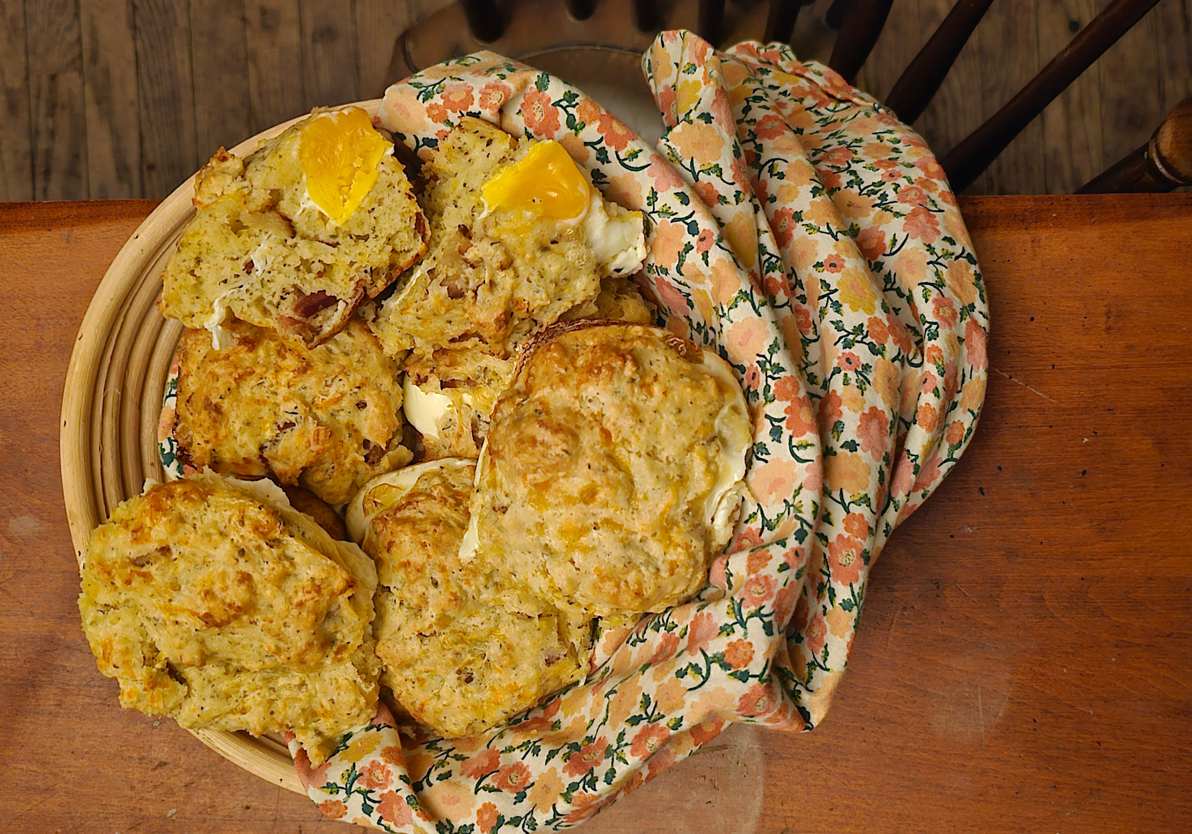 Muffin with Egg Inside